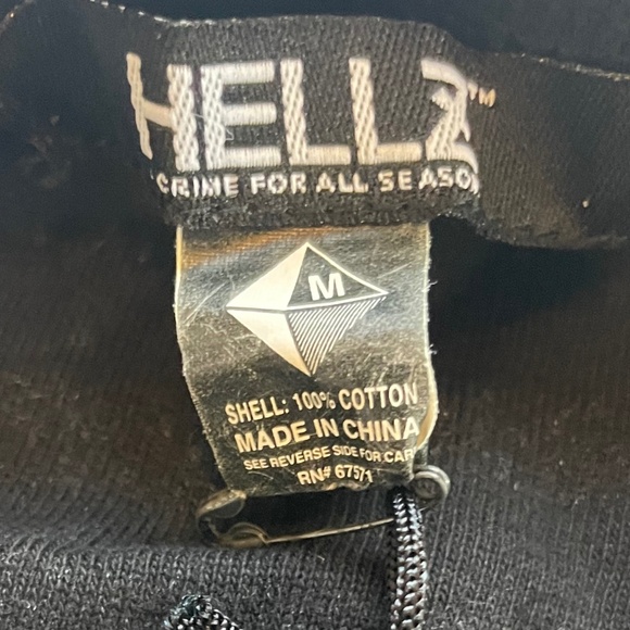 HELLZ BELLZ Born Bad Joan Jett Striped Top Sweatshirt Holiday 2008 HLZBLZ Shirt - Picture 12 of 14